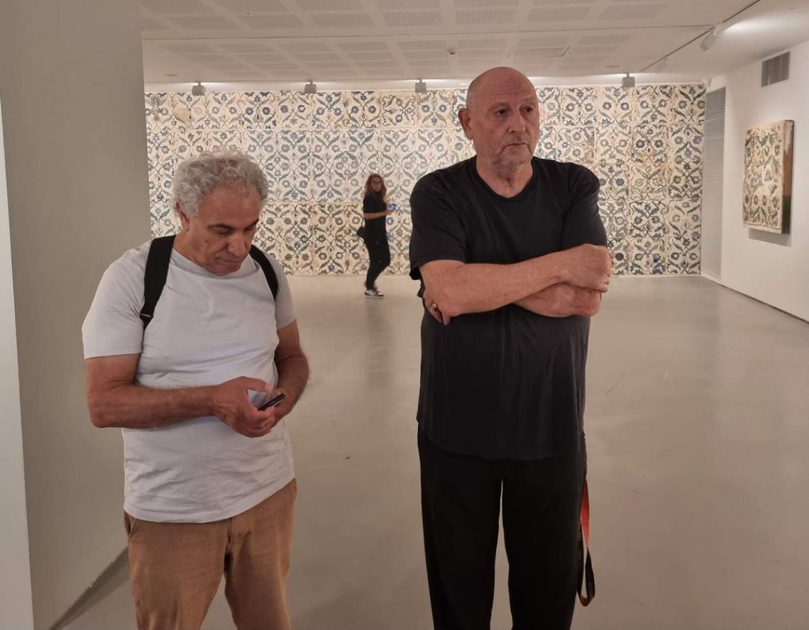 דוד וקשטיין וצדוק בן דוד במוזיאון תל אביב