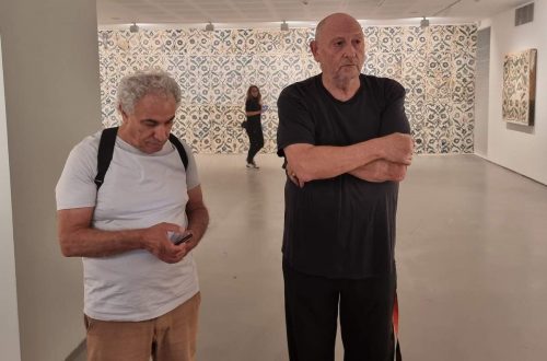 דוד וקשטיין וצדוק בן דוד במוזיאון תל אביב